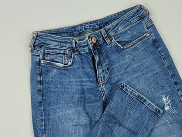 Jeansy: Zara, Jeansy damskie, rozmiar L