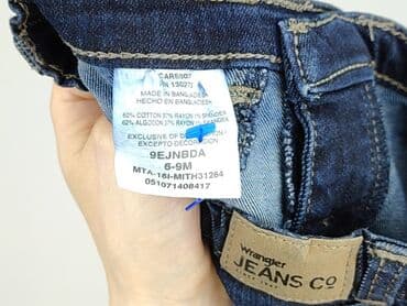 czapka bobo choses: Denim pants, Wrangler, 6-9 months, condition - Perfect — 4