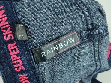 jeansy plus size wysoki stan: RAINBOW, Jeansy damskie, M — 5