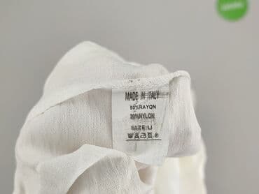 białe koturny sandały ccc: Styled In Italy, Spodnie 3/4 damskie, rozmiar S — 4