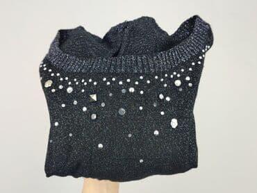 cekinowy sweter: Sweter damski, 4XL — 4