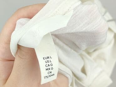 t shirt basic hm: H&M, T-shirt damski, rozmiar L — 6