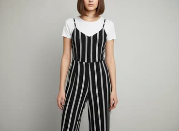 kombinezon w paski new yorker: Amisu, Women`s overall, size 2XS — 1