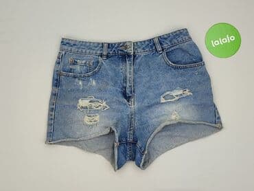 szorty damskie dzinsowe mocno wycięte: Denim, Szorty damskie, rozmiar S — 2