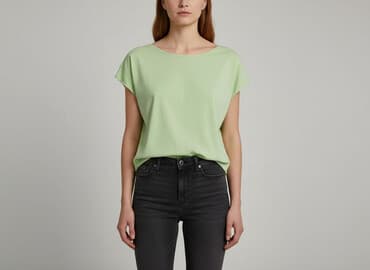 zielona koszulka zara: Azara, T-shirt damski, rozmiar M — 9