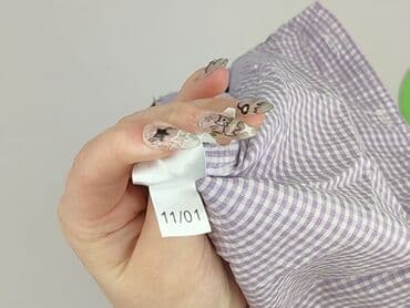 sukienka w geometryczne wzory h: Shirt 2-3 years, condition - Very good, pattern - Cell, color - Purple — 5