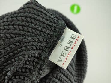 czarna sukienka dzianinowa z golfem: Sukienka damska, rozmiar M — 5