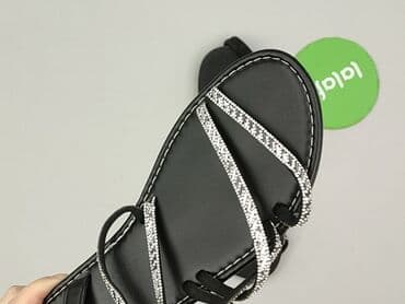 deichmann sandały srebrne: Sandały damskie, rozmiar 39 — 7