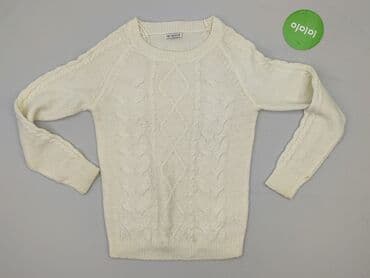 bialy sweter reserved: Terranova, Sweter damski, rozmiar L — 2