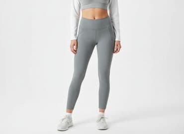 legginsy push up szare: Legginsy Sportowe damskie, rozmiar S — 6