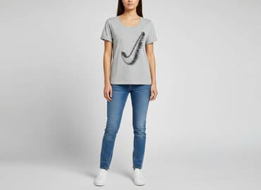 nike big swoosh t shirty: Nike, T-shirt damski, rozmiar L — 1