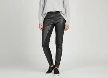 legginsy polly push up: PULZ, Legginsy Eleganckie damskie, rozmiar S — 1