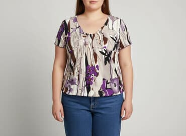 bluzki dla kobiet z dużym biustem: Bluzka damska, rozmiar 5XL — 6