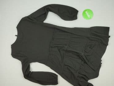 czarna sukienka z rozszerzanymi rękawami: House, Women`s dress, size S — 4