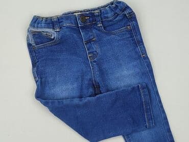 czarne spodnie goodies: Spodnie jeansowe, Mango, 9-12 miesięcy, stan - Idealny — 1