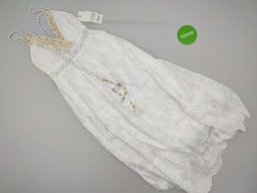 shein sukienki na komunie plus size: White, Sukienka damska, rozmiar S — 2