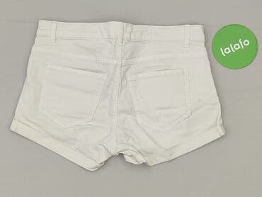 białe spodenki damskie hm: H&M, Szorty damskie, rozmiar S — 4