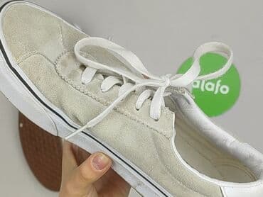 buty z białą podeszwą na wf: Vans, Trampki damskie, rozmiar 38 — 4