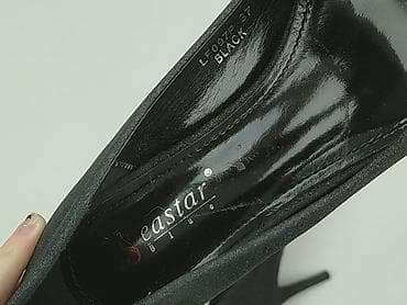 simple: Czarne czółenka na szpilce Seastar - Model: Seastar (LF-097P) - — 6