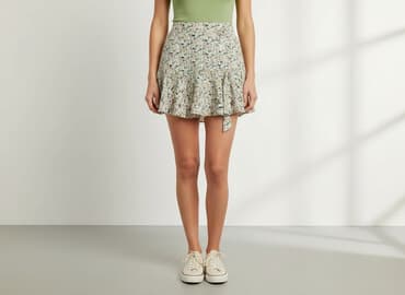 spódniczka mini rozkloszowane: Spódnica damska, rozmiar S — 5