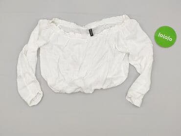 biale bluzki z odkrytymi ramionami: H&M Divided, Bluzka damska, rozmiar S — 2
