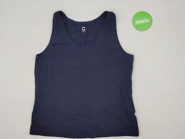 granatowa bluzka na ramiączkach: Top damski, rozmiar 2XL — 2