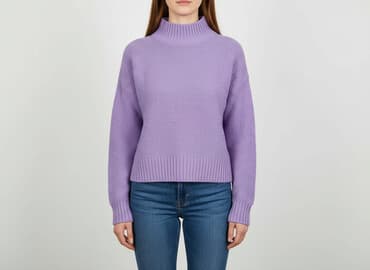 sweter z dodatkiem moheru: Sweter damski, rozmiar S — 5