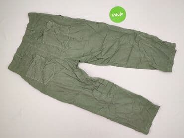 oliwkowe buty: MNG, Spodnie materiałowe damskie, rozmiar L — 3