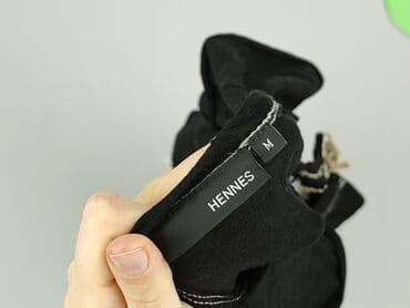 top z piórami czarny: Hennes, Bluzka damska, rozmiar M — 4