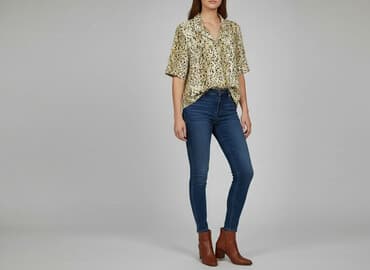 steve madden klapki z futerkiem: Bluzka damska, rozmiar M — 6