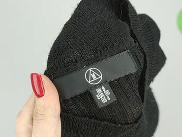 czarny sweter oversize: Sweter damski, rozmiar S — 4