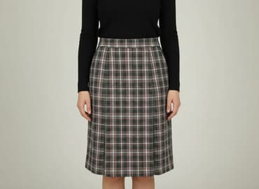 spódnice i marynarka w kratę: Women`s skirt, size L — 1