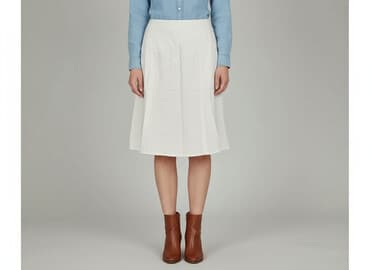 spódniczka alex biało niebieska: Spódnica damska, rozmiar S — 6