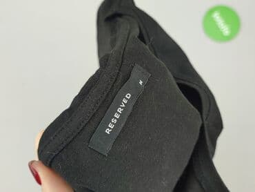 reserved czarne t shirty: Футболка жіноча, розмір M — 4