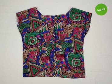 sweterkowa bluzki z krótkim rękawem: Bluzka damska, One size — 7