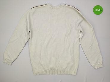 white: Sweter dla mężczyzn, rozmiar 2XL — 3