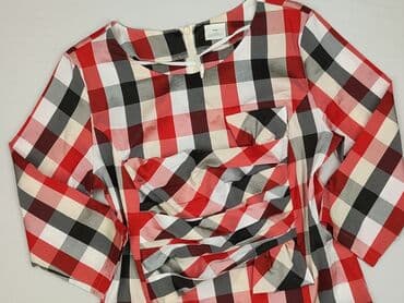 bluzki w kratkę czerwona: Salko, Women's blouse, size XL — 2