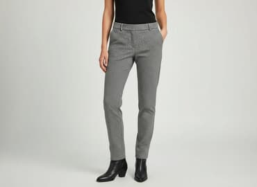 cekinowe spodnie h m: H&M, Spodnie materiałowe damskie, rozmiar XS — 7