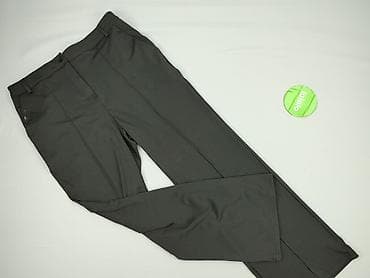 elegancki czarny garnitur damski: Spodnie materiałowe damskie, rozmiar L — 2