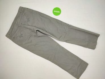 baggy grey jeans: Spodnie materiałowe damskie, rozmiar L — 3