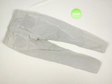 sinsay czarne spodnie z wysokim stanem: Spodnie materiałowe damskie, rozmiar S — 5