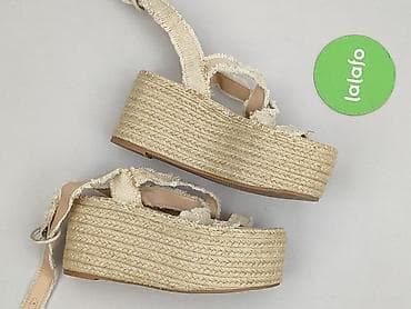 klapki na platformie vices: Bershka, Sandały damskie, rozmiar 38 — 2
