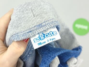 skarpety na gips: Spodnie jeansowe, So cute, 2-3 lat, 92/98, stan - Bardzo dobry — 5