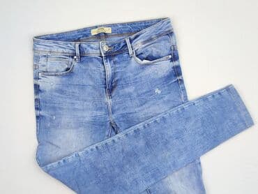 jeansy ecru: Sinsay, Jeansy damskie, rozmiar L — 1