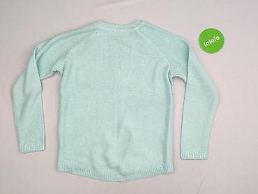 niebieski sweter damski: Sweter damski, rozmiar M — 3