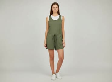 krótkie spodenki z kieszeniami: Kombinezon damski, rozmiar L — 6