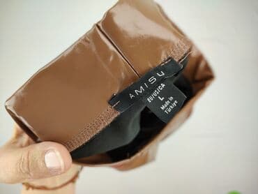 spodnie skórzane massimo dutti: Amisu, Legginsy Ze skóry ekologicznej damskie, rozmiar L — 4