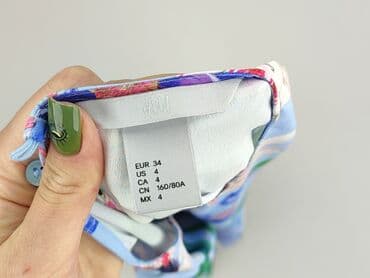 bluzka z przezroczystymi rękawami h m: H&M, Bluzka damska, rozmiar XS — 4