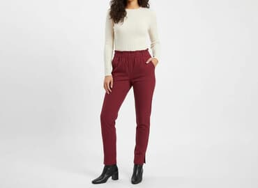 buty na koturnie w ccc: Spodnie materiałowe damskie, rozmiar S — 5