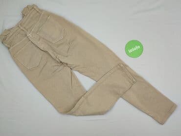 spodnie woskowane beż: Spodnie materiałowe damskie, rozmiar XS — 3